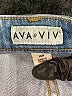 Ava & Viv Chevron-herringbone Blue Jeans Size 14 - photo 6