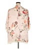 Liberty Love 100% Polyester Floral Pink 3/4 Sleeve Blouse Size 3XL - photo 2
