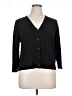 Max Studio Solid Black Cardigan Size XL - photo 1