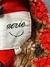 Aerie Chevron-herringbone Red Pullover Sweater Size L - photo 7