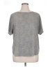 Anne Klein 100% Polyester Gray Short Sleeve Top Size XL - photo 1