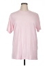 Canvas Solid Pink Short Sleeve T-Shirt Size XL - photo 1