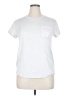 Shein 100% Polyester White Short Sleeve T-Shirt Size XL - photo 1