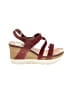 otBt Burgundy Wedges Size 10 - photo 1