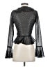 Miss Selfridge 100% Polyester Black 3/4 Sleeve Blouse Size 2 - photo 2