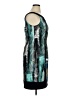 Connected Apparel Graphic Teal Cocktail Dress Size 16 - photo 4