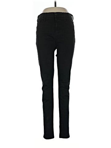 Madewell Taller 9" Mid-Rise Skinny Jeans in ISKO Stay Black&trade; (view 1)