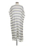 LOFT Beach Stripes Gray Casual Dress Size Med - Lg - photo 2