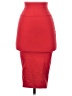Bebe Solid Red Formal Skirt Size XXS - photo 1