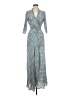 Auguste Silver Blue Casual Dress Size 6 - photo 1