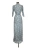 Auguste Silver Blue Casual Dress Size 6 - photo 2