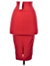 Bebe Solid Red Formal Skirt Size XXS - photo 2