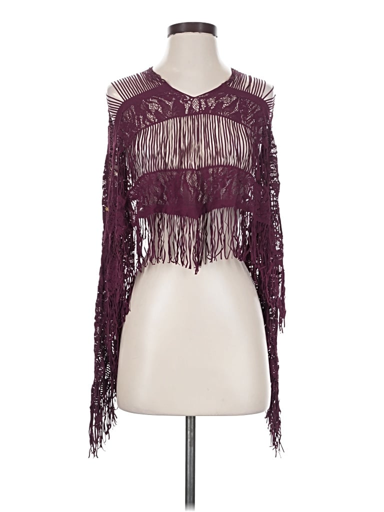 Pre-owned Beach Bunny Swimsuit Cover Up In Purple