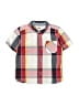 Levi's 100% Cotton Color Block Yellow Short Sleeve Button-Down Shirt 18-24 MO / 24 MO - photo 1