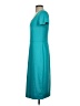 The Limited Solid Teal Casual Dress Size 4 - photo 5