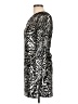 ALLSAINTS Animal Print Silver Cocktail Dress Size 10 - photo 5
