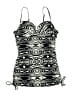 Assets Print Black Swimsuit Cover Up Size S - photo 1