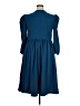 Leota Solid Blue Casual Dress Size 1X - photo 2