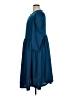Leota Solid Blue Casual Dress Size 1X - photo 5