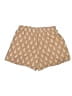 Shein 100% Polyester Print Tan Shorts Size XL - photo 2