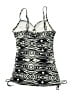 Assets Print Black Swimsuit Cover Up Size S - photo 2