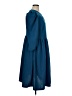 Leota Solid Blue Casual Dress Size 1X - photo 4