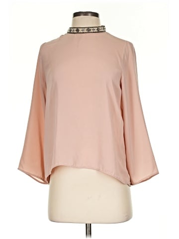 Zara Basic 3/4 Sleeve Blouse (view 1)