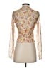 Le Lis Floral Ivory Long Sleeve Blouse Size S - photo 2