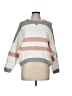 Ella Moss 100% Cotton Color Block Gray Pullover Sweater Size M - photo 1