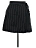 Subdued Stripes Black Formal Skirt One size - photo 1