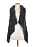 Mossimo Gray Faux Fur Vest Size M - photo 1