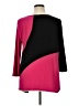 Clara Sun Woo Color Block Pink 3/4 Sleeve Top Size 1X - photo 2