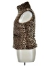 Yoki 100% Polyester Animal Print Brown Faux Fur Vest Size XL - photo 5