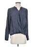 Splendid Gray Long Sleeve Blouse Size S - photo 1