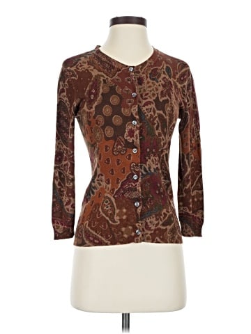 Lauren by Ralph Lauren Silk Cardigan (view 1)