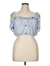 Sienna Sky 100% Polyester Blue Sleeveless Blouse Size XL - photo 1