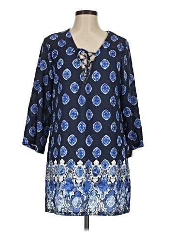 J Valdi 3/4 Sleeve Blouse (view 1)