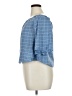 Beware! Blue Short Sleeve Blouse Size XL - photo 5