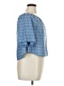 Beware! Blue Short Sleeve Blouse Size XL - photo 4