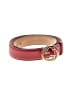 Gucci 100% Leather Red Interlocking Belt Size XS - photo 1
