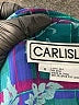 Carlisle 100% Silk Paisley Teal Long Sleeve Silk Top Size 4 - photo 6