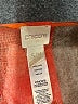 Chico's 100% Linen Orange Short Sleeve Blouse Size S - photo 7