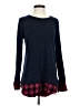 12pm by Mon Ami Blue Long Sleeve Top Size S - photo 1