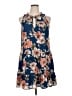 Sanctuary 100% Polyester Floral Blue Casual Dress Size 16 (estimated) - photo 1
