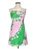 Zara 100% Polyester Tropical Green Cocktail Dress Size XS - photo 1