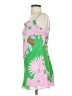 Zara 100% Polyester Tropical Green Cocktail Dress Size XS - photo 5
