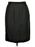 Pendleton 100% Virgin Wool Solid Black Wool Skirt Size 8 - photo 1