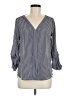 Zara Basic Blue Long Sleeve Blouse Size M - photo 1