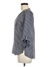 Zara Basic Blue Long Sleeve Blouse Size M - photo 5