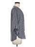 Zara Basic Blue Long Sleeve Blouse Size M - photo 4